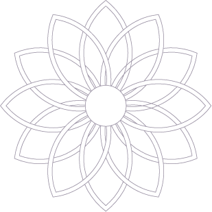 Ceiling Flower Purple